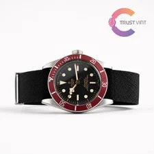 Tudor — Tudor Black Bay 79230R Red Bezel Auto Diver Chronometer Stainless Steel — Watch — resale