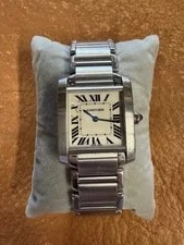 Cartier — Cartier Tank Francaise Mid-Size 2301 Stainless Steel 25x30mm Quartz — Watch — resale