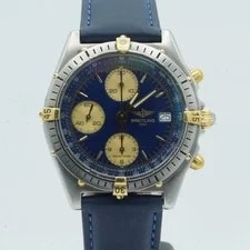 Breitling — Breitling Chronomat 81950 Herren Uhr Stahl Schön BR761 Blau Top Zustand — Watch — resale