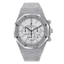Audemars Piguet — Audemars Piguet Royal Oak 41MM Silver Index Hour Markers Dial Stainless... — Watch — resale