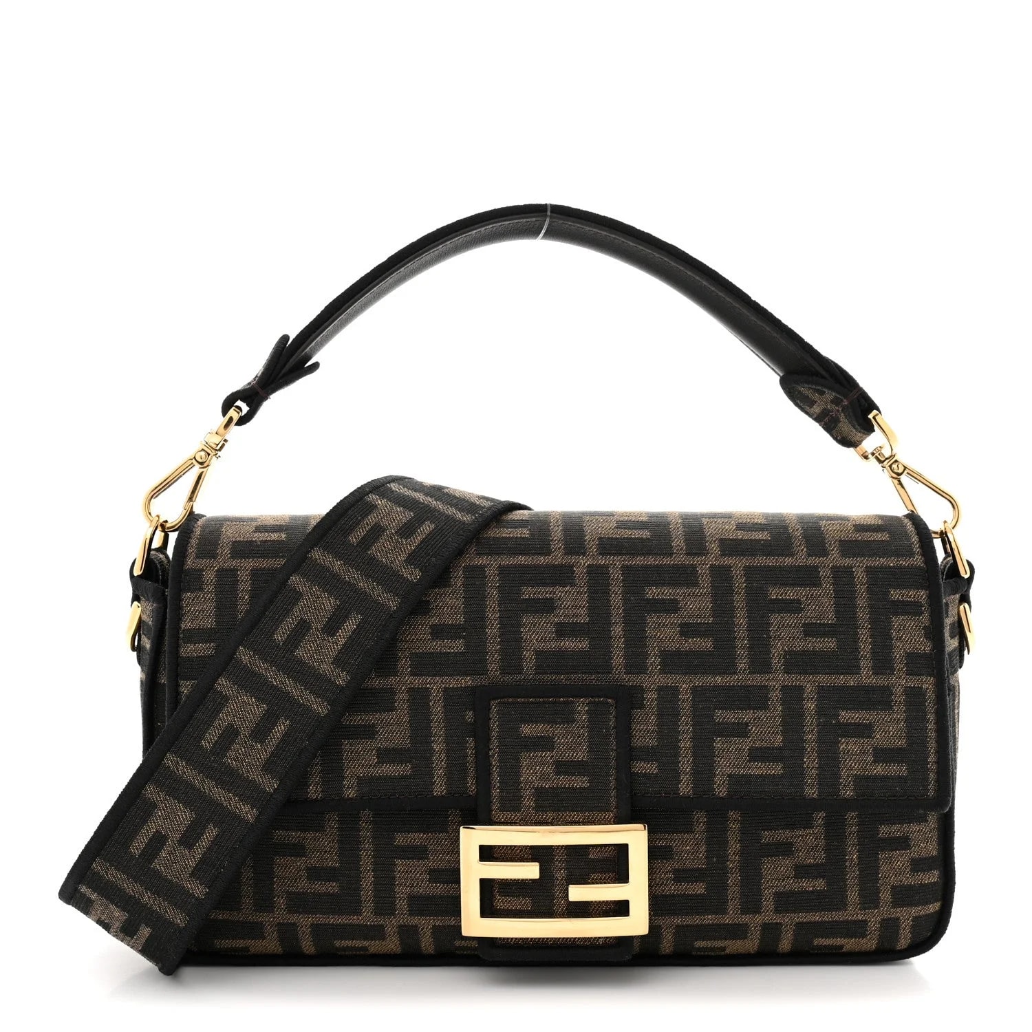 Fendi — Fabric 1974 Medium Baguette Moro — Handbag — resale