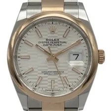 Rolex — Rolex Datejust36 126201 36mm Pink Gold Silver OKW1011 — Watch — resale