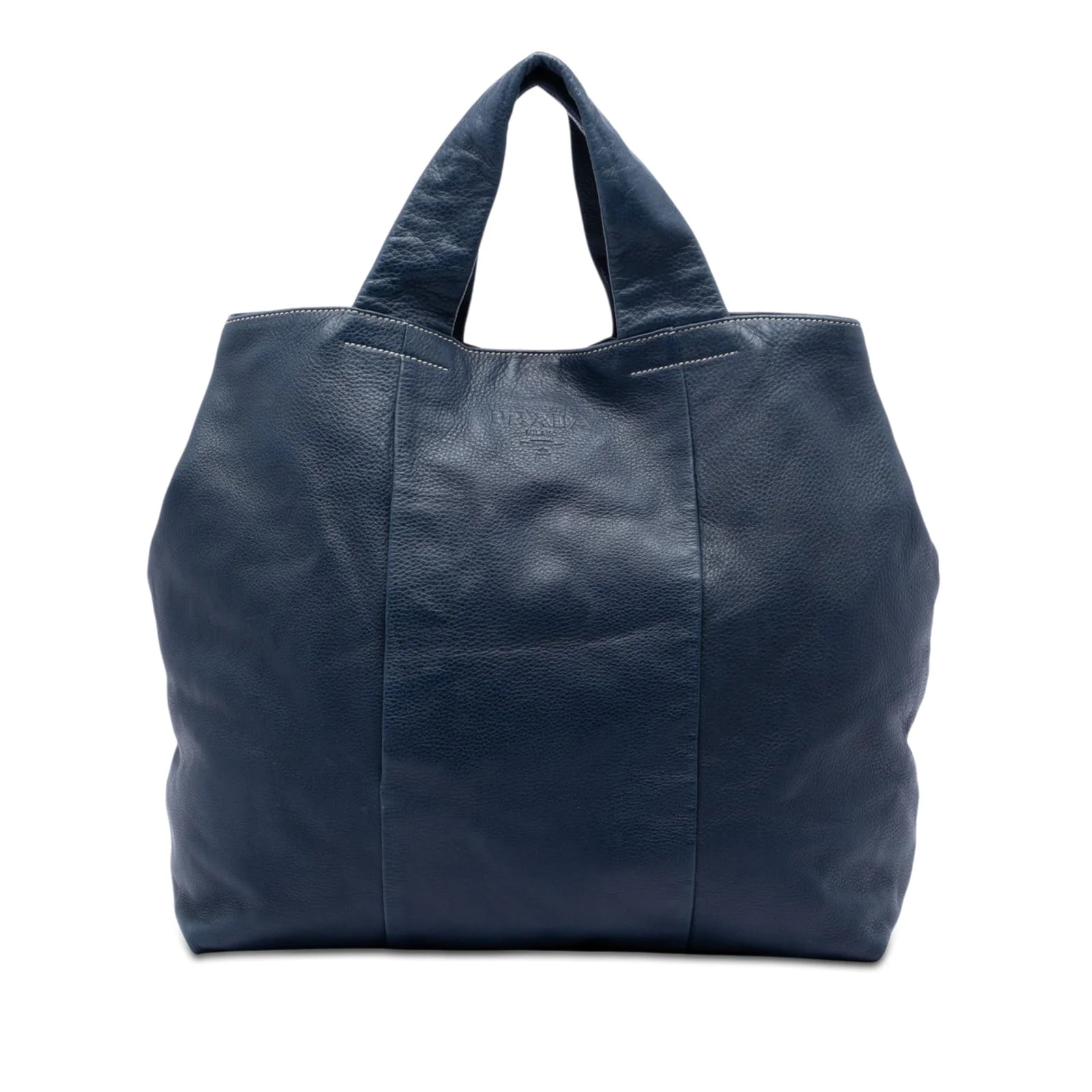 Prada — Vitello Daino Shopper — Handbag — resale