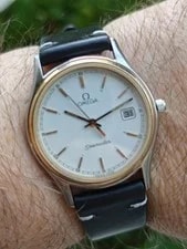 Omega — Omega Seamaster Honeycomb White Texture Dial Circa 1984 — Watch — resale