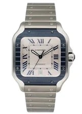 Cartier — Cartier Santos WSSA0047 Grey Dial Box Papers — Watch — resale
