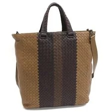Bottega Veneta — Bottega Veneta 2way Dark — Handbag — resale