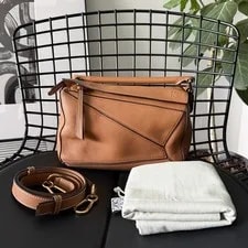 Loewe — Loewe Puzzle Small Soft Grained 2WAY Auth — Handbag — resale