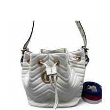Gucci — Gucci Chevron GG Marmont Bucket (ws062126a1r) — Handbag — resale