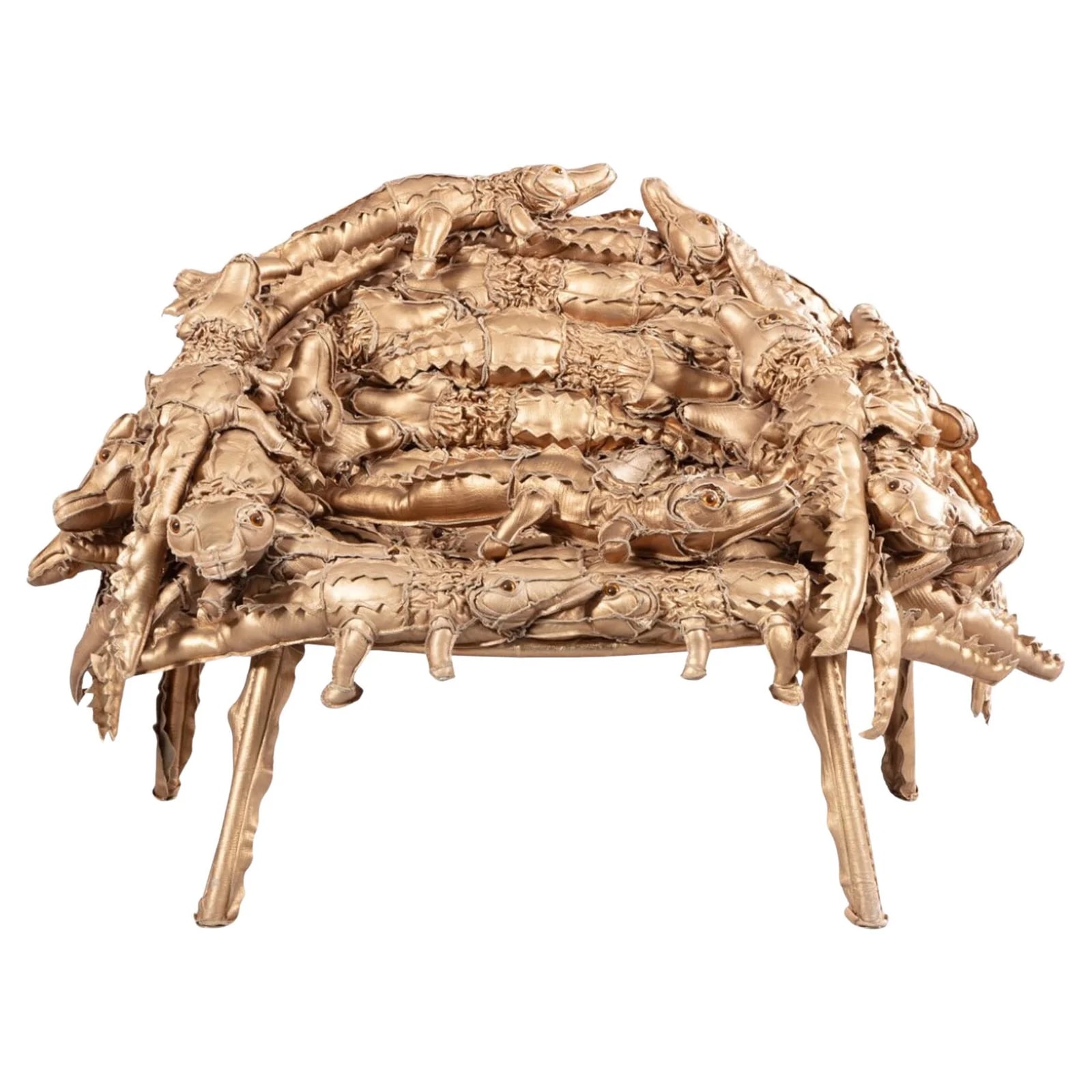 Alligator Gold Campana Brothers Armchair — Furniture — resale