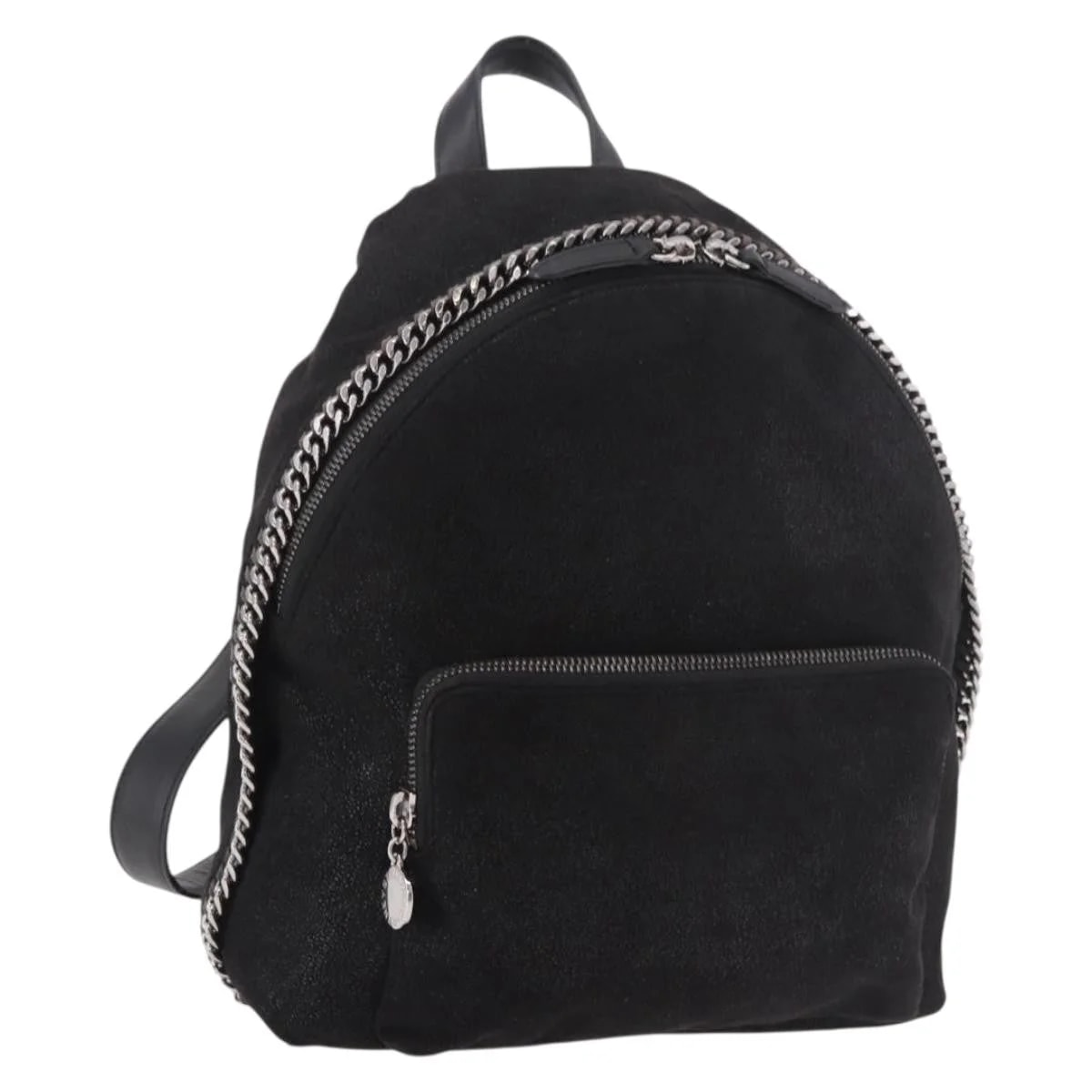 Stella McCartney — Stella Mccartney Falabella Front Zip Polyester Backpack — Handbag — resale