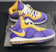 Nike — Nike LeBron 8 VIII QS Lakers 2020 Size 12 Worn 1x. OG All. — Sneaker — resale
