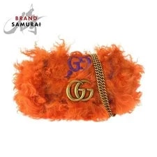 Gucci — Gucci GG Marmont Fur 476433 — Handbag — resale