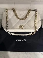 Chanel — Chanel Large 19 Flap Quilted Soft — Handbag — resale