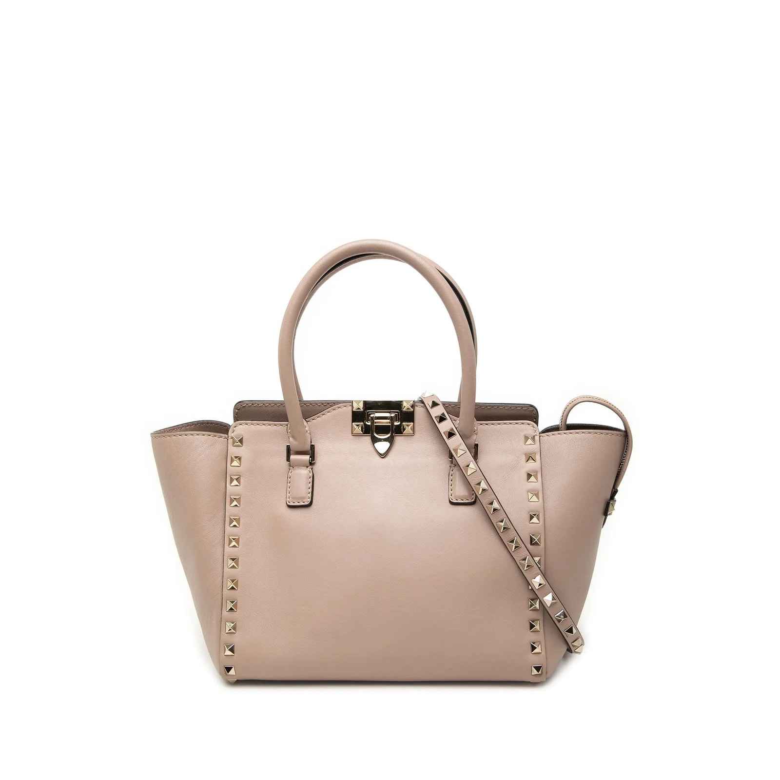 Valentino — Small Rockstud Double Handle — Handbag — resale