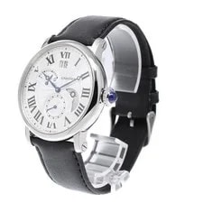 Cartier — Cartier Ronde Solo W1556368 42mm SS/Leather Silver #C16603 — Watch — resale