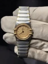 Omega — Omega Constellation 18K Gold AND Stainless Steel With Diamonds — Watch — resale