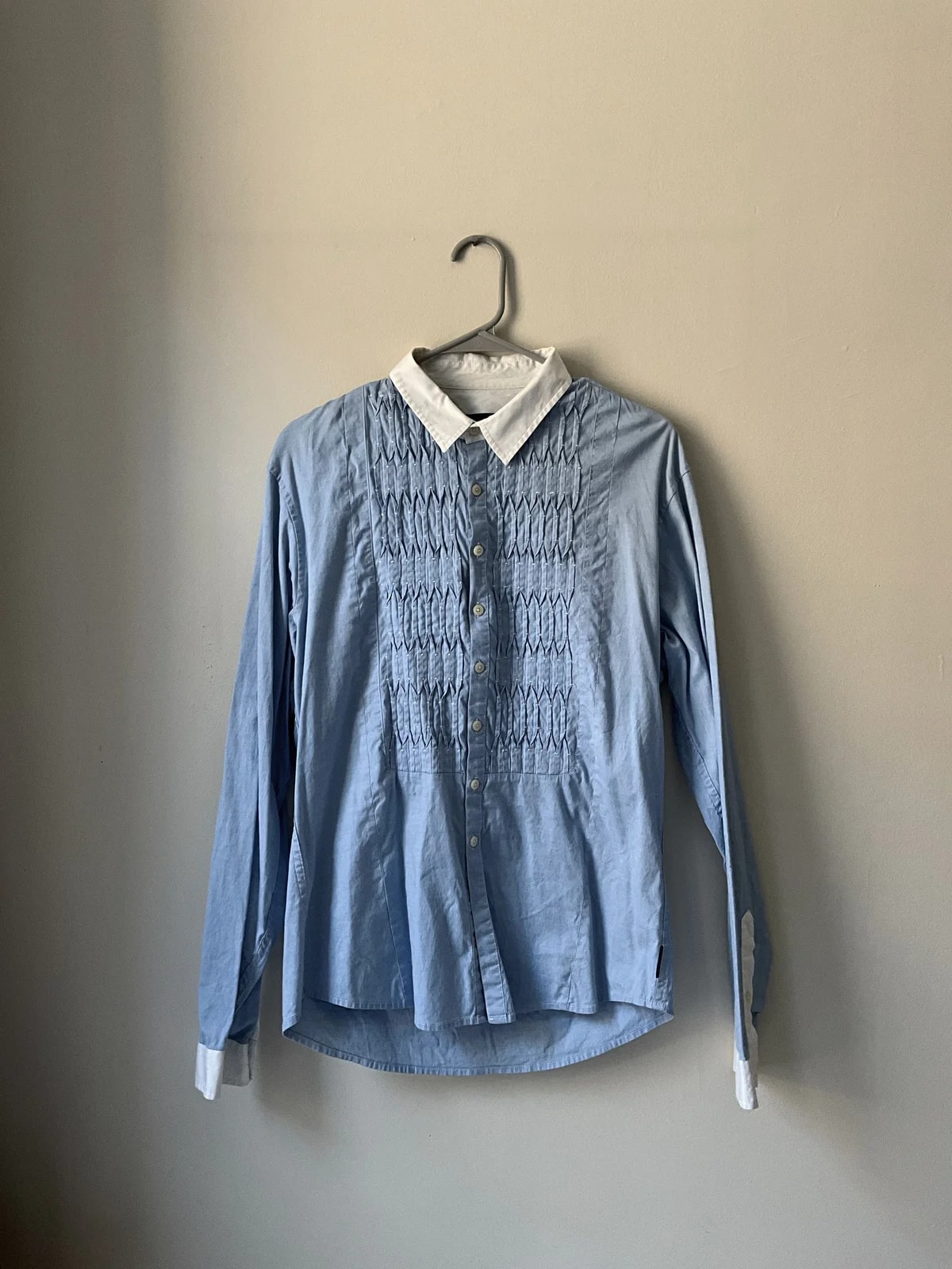 Calvin Klein — Calvin Klein Pintucked Button Down Shirt — streetwear — resale