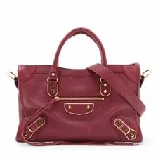 Balenciaga — Balenciaga Classic Metallic Edge City 2 Way 432831 Mirror in — Handbag — resale