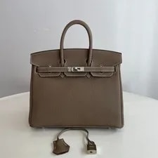 Hermès — Hermes Birkin 25 Elephant With Buckle — Handbag — resale