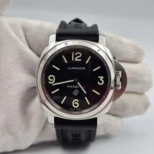 Panerai — Panerai Luminor Base Logo Stainless Steel Black Rubber Strap 44mm PAM01000 — Watch — resale