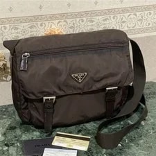 Prada — Prada Triangle Logo X Crossbody Should — Handbag — resale