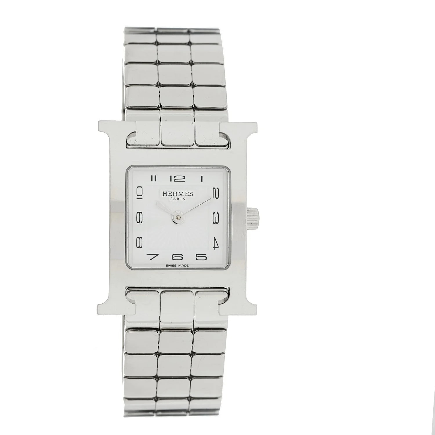 Hermès — Stainless Steel 21mm Heure H Hour Quartz — Watch — resale