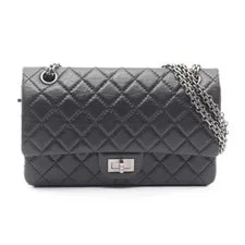 Chanel — Chanel 2.55 Mademoiselle Chain Matelassé W Flap Aged #RC254 — Handbag — resale