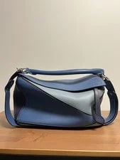 Loewe — Loewe Puzzle Medium Varsity W/ Strap Dust Bags — Handbag — resale