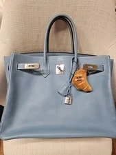 Hermes Birkin 35 Jean Palladium Hardware