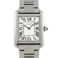 Cartier — Cartier Tank Solo SM W5200013 Rectangular Dial Stainless Steel Quartz — Watch — resale