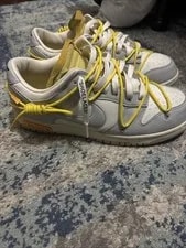 Off-White — Off-White Dunk Lot 29 of 50 No Box Lid Or Tag — Sneaker — resale