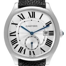 Cartier — Cartier Drive Silver Dial Steel WSNM0004 Card — Watch — resale