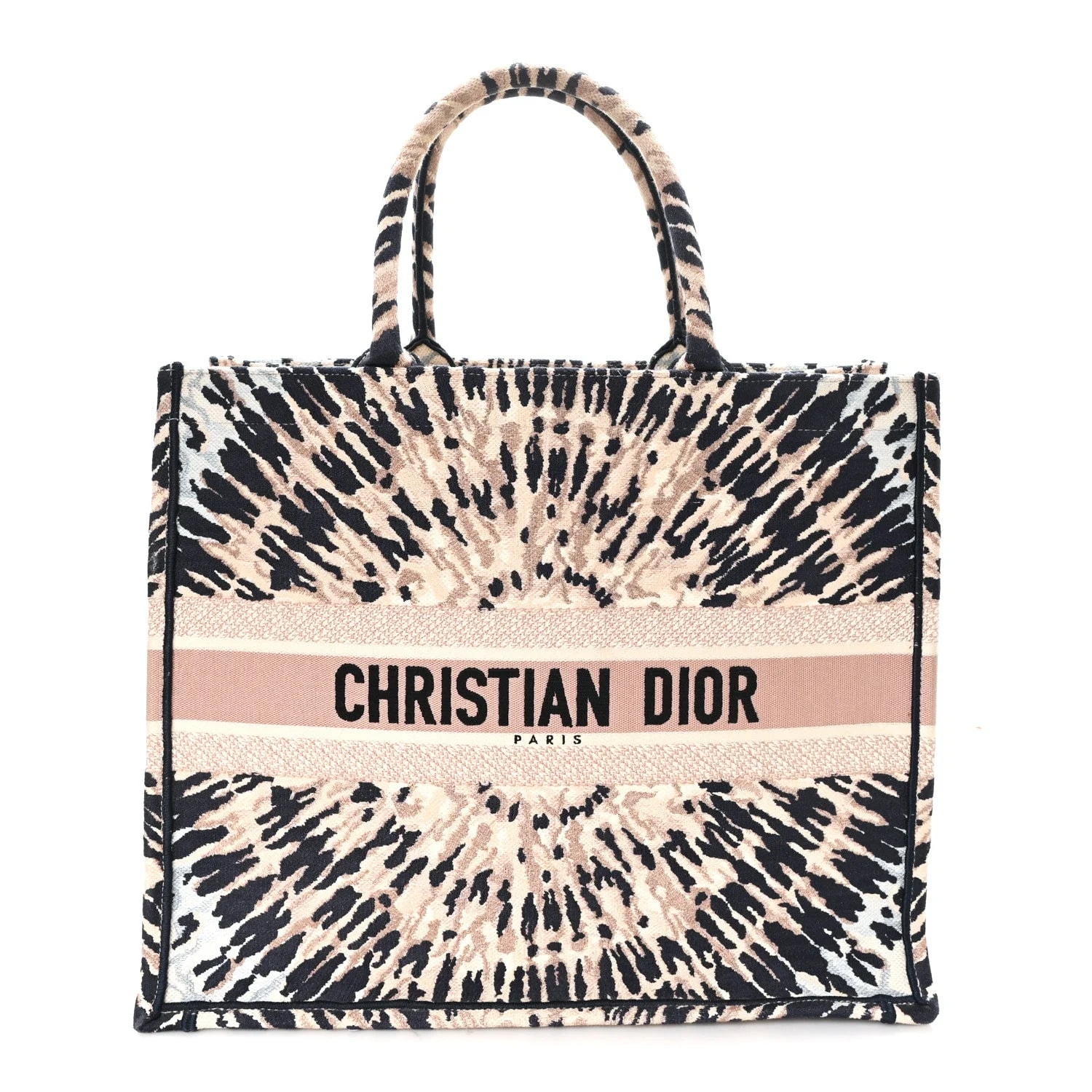 Dior — Embroidered Tie Dye Large Book Tote — Handbag — resale