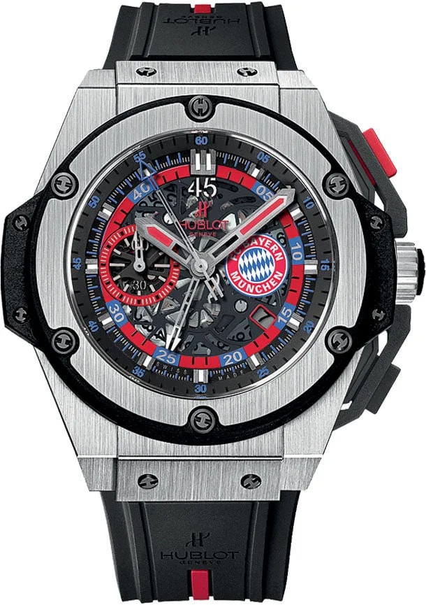 Worldofluxuryus — Hublot Big Bang King Power Bayern Munich Limited Edition Titanium — Watch — resale