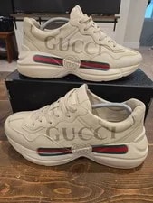 Gucci — Gucci Rython GG ‘ Logo ’ Size 10 (US 11) Preowned — Sneaker — resale