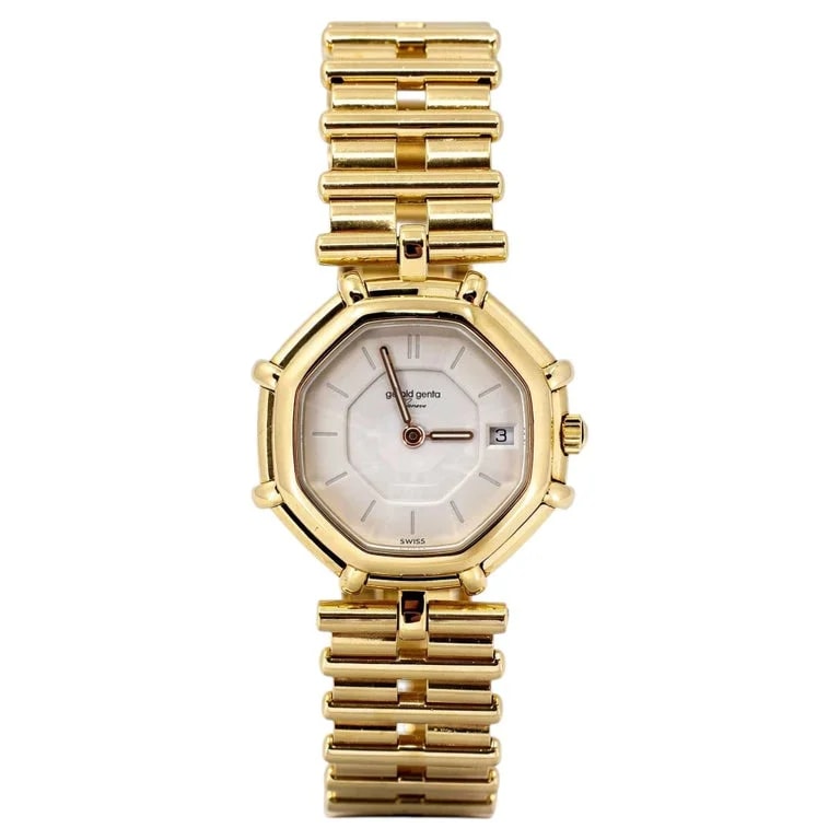 Gérald Genta — Gérald Genta 18K Yellow Gold Octagonal With Box, 1990s — Watch — resale