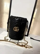 Gucci — Gucci GG Marmont Bucket Small — Handbag — resale