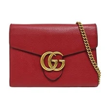 Gucci — Gucci Authentic GG Marmont 20*13*6cm Cowhide — Handbag — resale