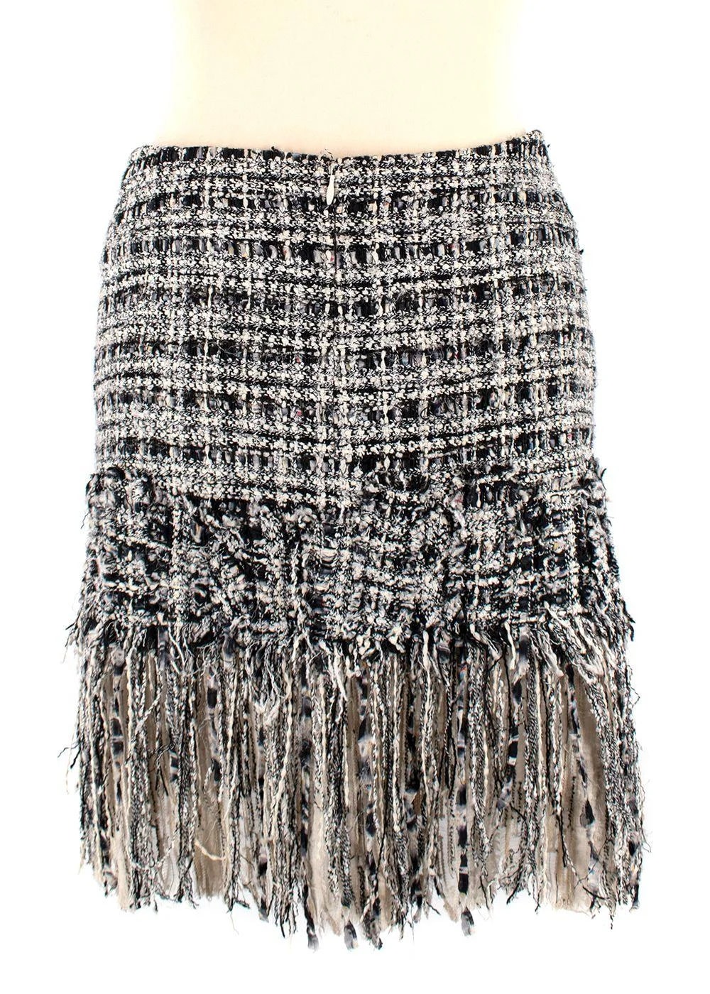 Chanel — Chanel and Skirt With Fringe Hem — Clothing — resale