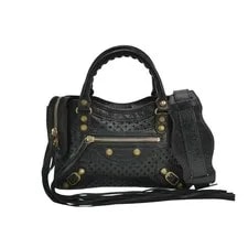 Balenciaga — Auth Balenciaga Classic City Mini Studded Crossbody — Handbag — resale