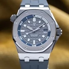 Audemars Piguet — NEW 2025 Audemars Piguet Royal Oak Offshore Diver Steel Gray Dial 42mm Full Set — Watch — resale