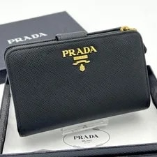 Prada — Prada : Compact Wallet W14*H9cm W/o Accessories; — Handbag — resale