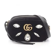 Gucci — Gucci I GG Marmont Quilted Mini Fabric 448065 r17_0702 — Handbag — resale