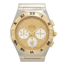 Omega — Omega Constellation Chronograph 1242.10 Yellow Gold Stainless Steel 37mm #TSW897 — Watch — resale