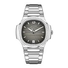 Patek Philippe — Patek Philippe Nautilus 40MM Blue Index Hour Markers Dial Rose Gold — Watch — resale