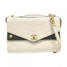 Chanel — Chanel Chevron Flap Messenger 27 Series H — Handbag — resale