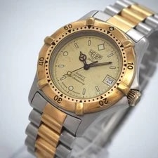 Tag Heuer — Tag Heuer 2000 Professional 964.013 WR 200M Quartz Gold From Japan — Watch — resale