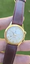 Tudor — Tudor Alarm Cal 1475 Ferrotex Incabloc 33mm Gold Plated — Watch — resale