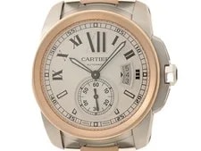 Cartier — Cartier Calibre de LM W7100036 K18Pink Gold 42mm Silver Dial Automatic #DW1243 — Watch — resale