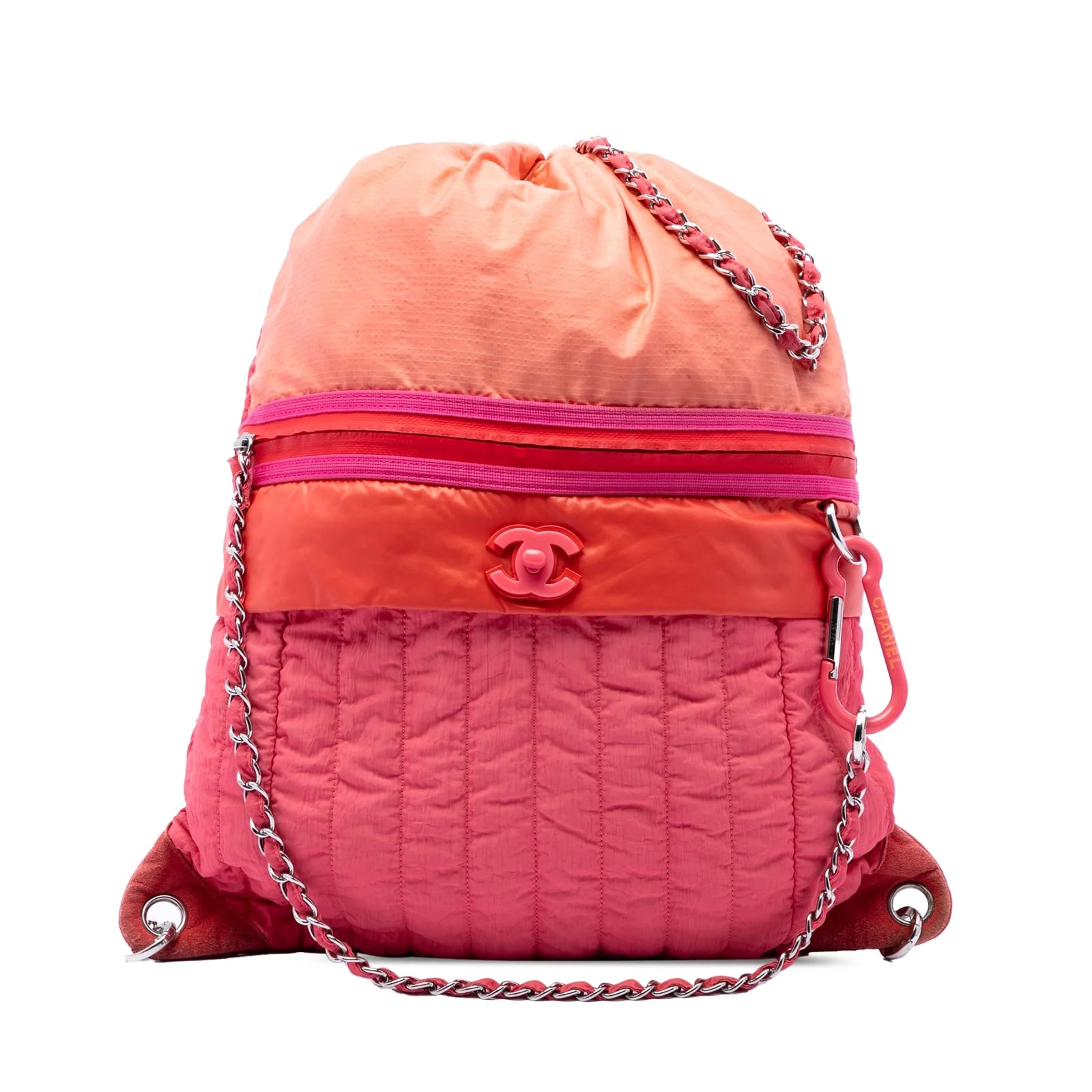 Chanel — Large CC Vertical Coco Neige Convertible Backpack — Handbag — resale